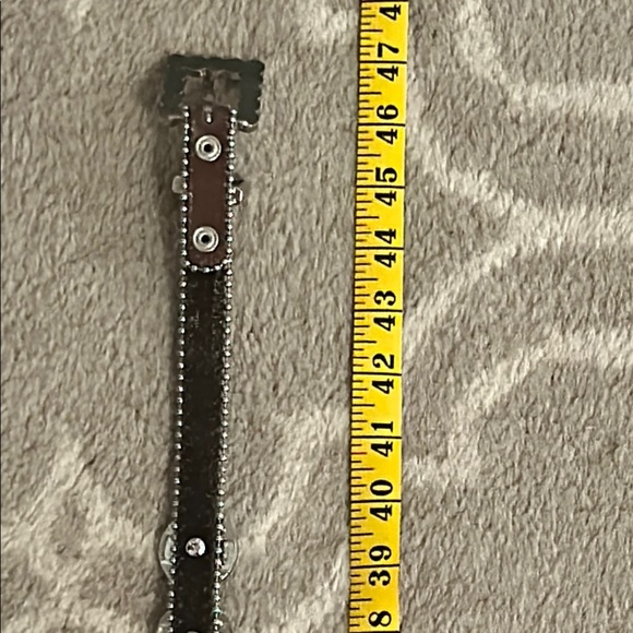 Brown Crystal Embellished Belt - Picture 15 of 15